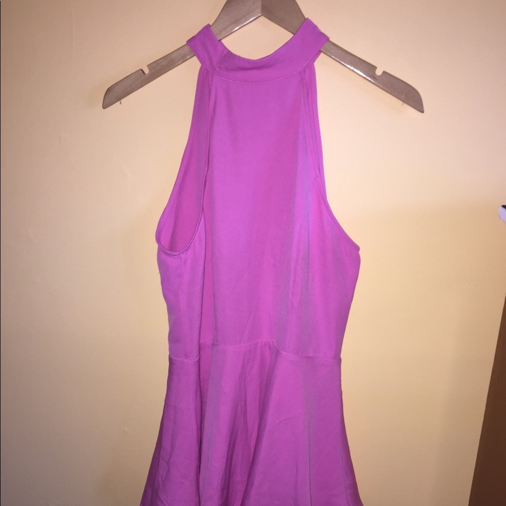 Cute pink skater dress